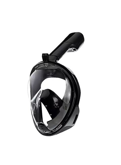 Full Face Snorkeling Mask with 180° Panoramic View – Anti-Fog, Anti-Leak, Dry Top System, Camera Mount