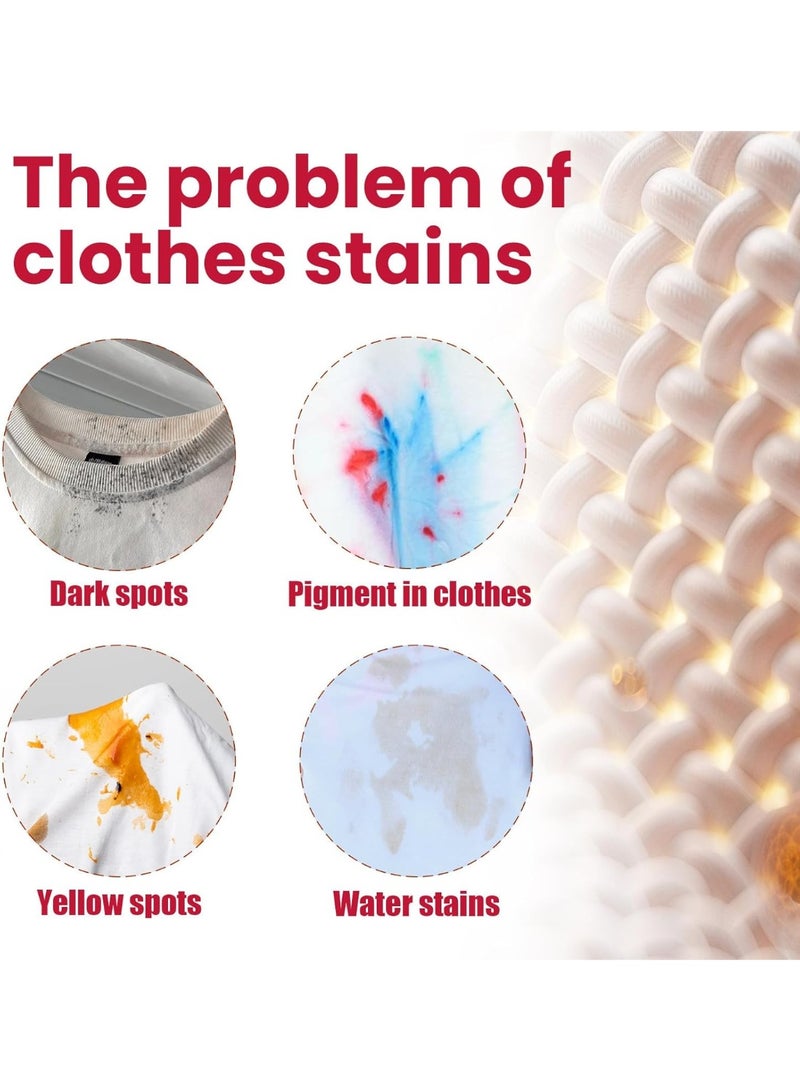 Laundry Stain Removal Wet Wipes for Clothes – Fast Emergency Fabric Cleaner, Safe for Most Fabrics, Ideal for Travel, Office & Daily Use, 20 Wipes - Image 5