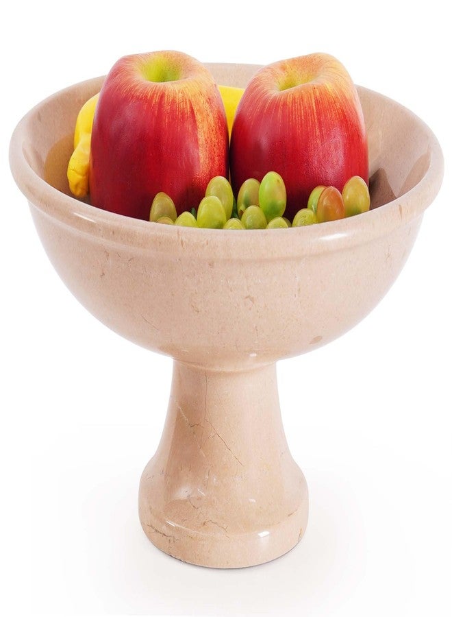 Radicaln Marble Fruit Bowl 10" Inches Verona Handmade Bananas Holder, Ideal Salad and Serving Bowl, Modern key Bowl, Fruit Dish & fruit Storage - Image 1