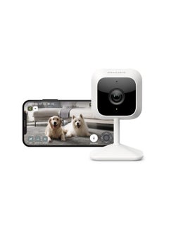 PHILIPS WiFi HSP1000 Fixed Indoor Security Camera | Full HD 2MP | 2-Way Talk | Motion Detect | Night Vision| SD Card | AES-128bit Encryption | 2 Year Brand Replacement Warranty