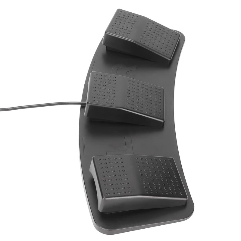 USB Triple Foot Pedal, Programmable 3 Key Multifunctional Foot Switch with Ergonomic Design for Computer Game Keyboard Mouse Action - Image 5