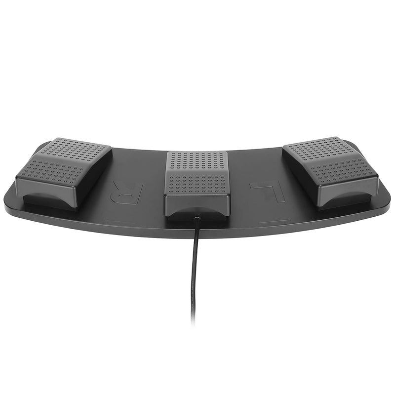 USB Triple Foot Pedal, Programmable 3 Key Multifunctional Foot Switch with Ergonomic Design for Computer Game Keyboard Mouse Action - Image 3