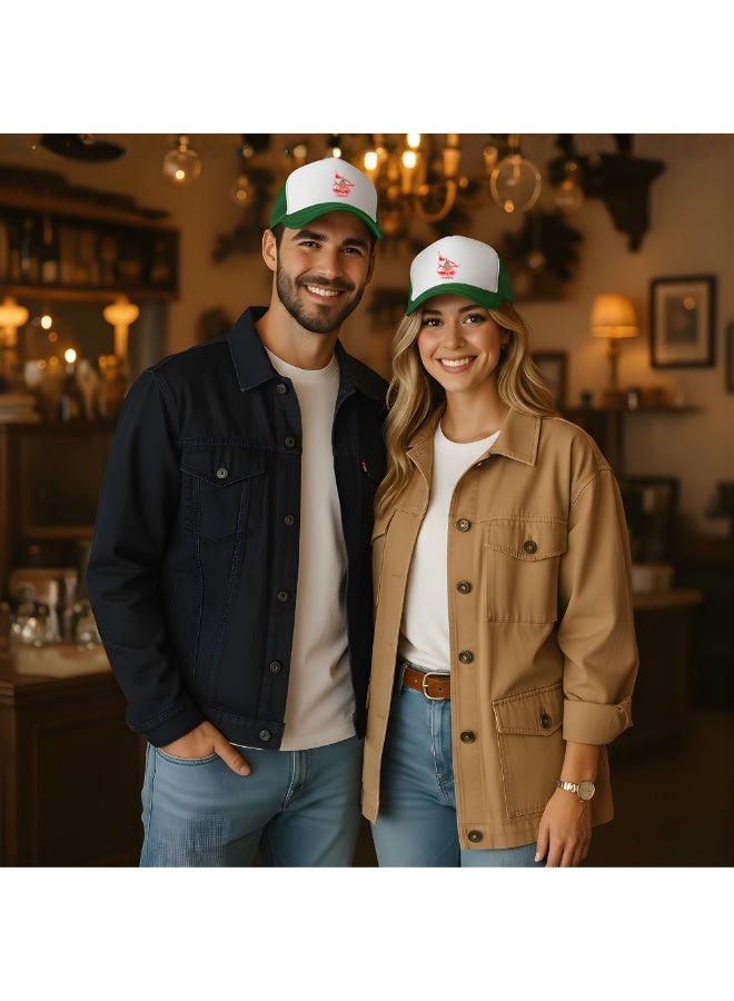 PRINTSHOP4ME Lebanon Mesh Cap With Adjustable Plastic Closure For Men And Women–Designed Stylish Cap–Great Accessory For Sporting Events–Perfect Cap For Celebration - Image 2