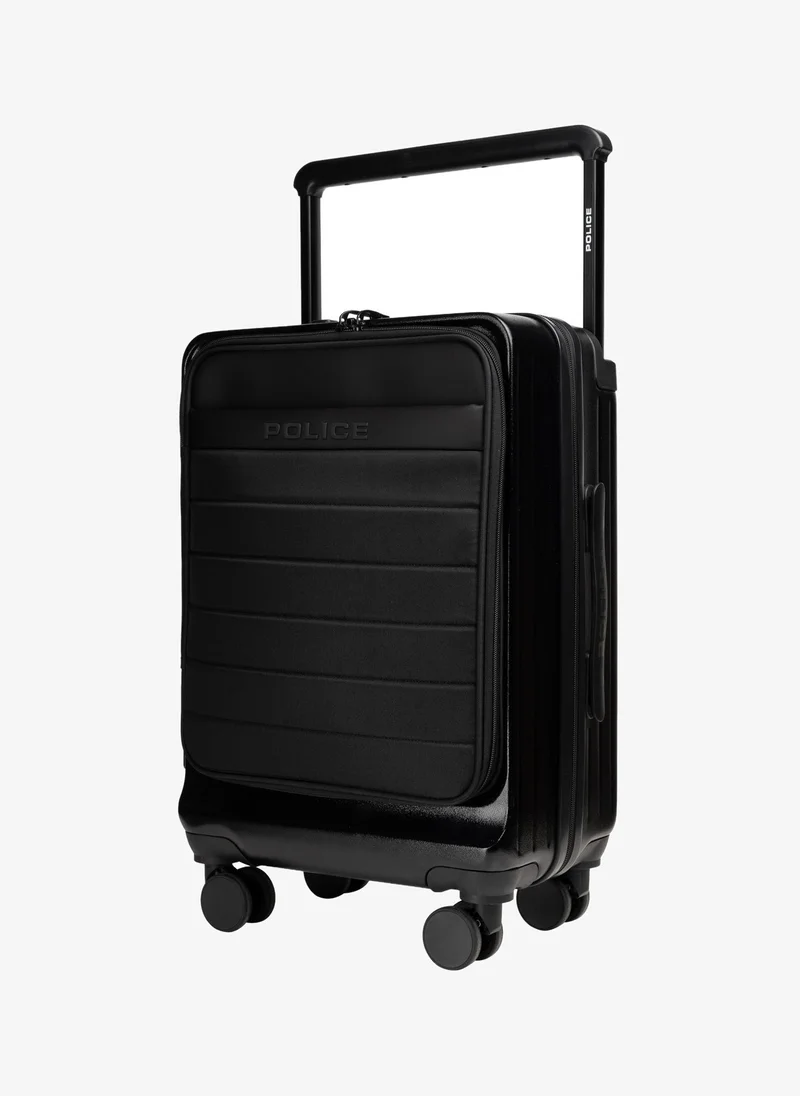 بوليس Police Travel Carry-On Trolley with Hard-Shell Structure, Tactical Textile Details & Smart Travel Design – Black