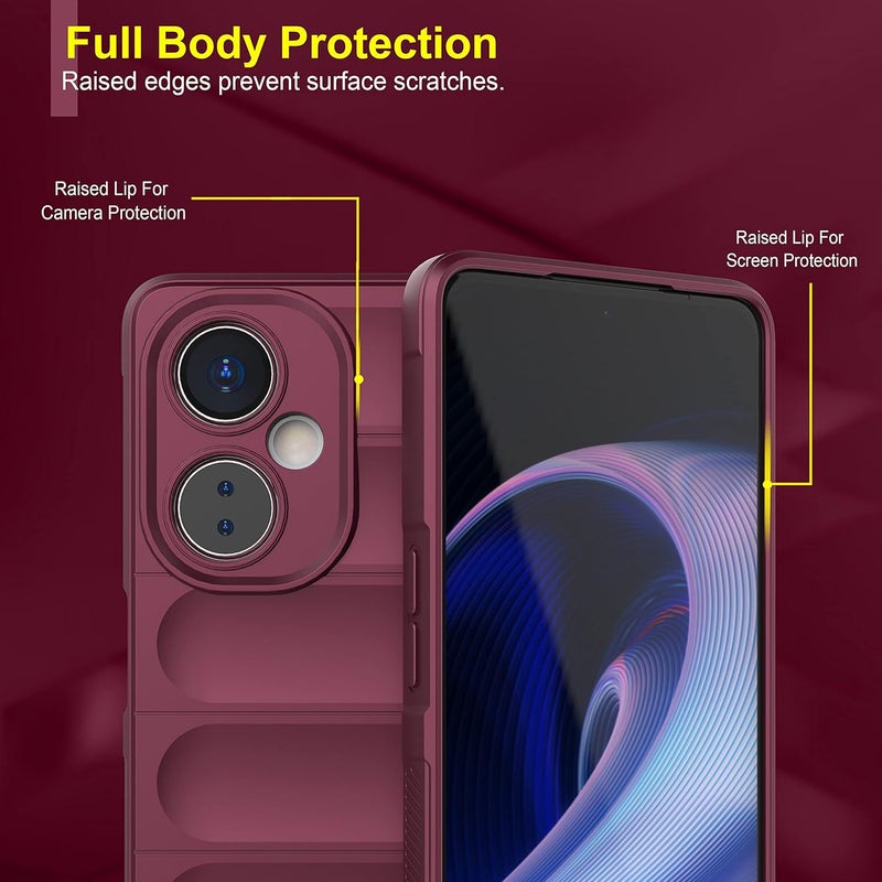 ZAPCASE غطاء خلفي لهاتف Oneplus Nord Ce 3 Lite 5G | متوافق مع غطاء خلفي لهاتف Oneplus Nord Ce 3 Lite 5G | غطاء سحري من السيليكون السائل مع حماية للكاميرا | برقوق - Image 3