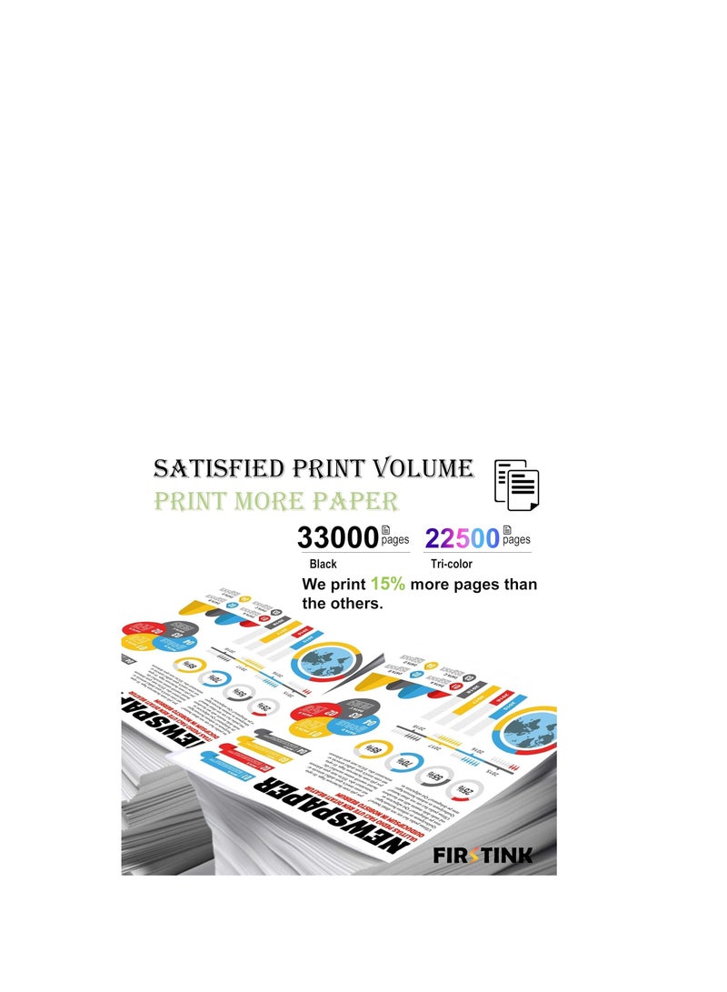 Terabyte MP C6003 Toner Cartridges 841849 841851 841852 841850 Toner Compatible for Ricoh Aficio MP C6003 MP C4503 MP C5503 MP C4504 MP C4504ex MP C5504 MP C6004 MP C6004ex MP C6503 Printer(4-Pack) - Image 2