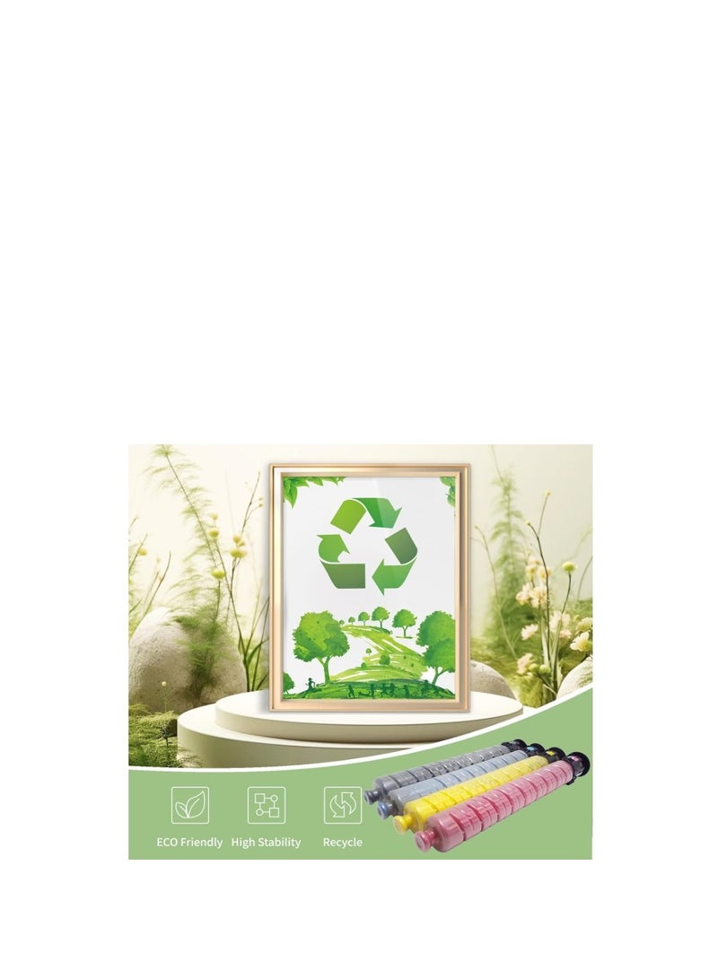 Terabyte MP C6003 Toner Cartridges 841849 841851 841852 841850 Toner Compatible for Ricoh Aficio MP C6003 MP C4503 MP C5503 MP C4504 MP C4504ex MP C5504 MP C6004 MP C6004ex MP C6503 Printer(4-Pack) - Image 5