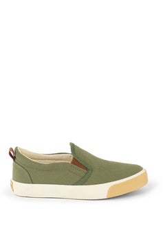 Perky Boys Slip-On Casual Sneakers - Green Olive  - Image 1