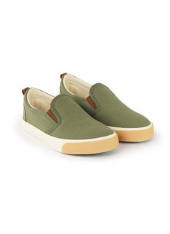 Perky Boys Slip-On Casual Sneakers - Green Olive  - Image 2