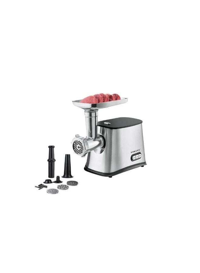 sokany Meat Grinder 3300 Watt Silver - SK-06032