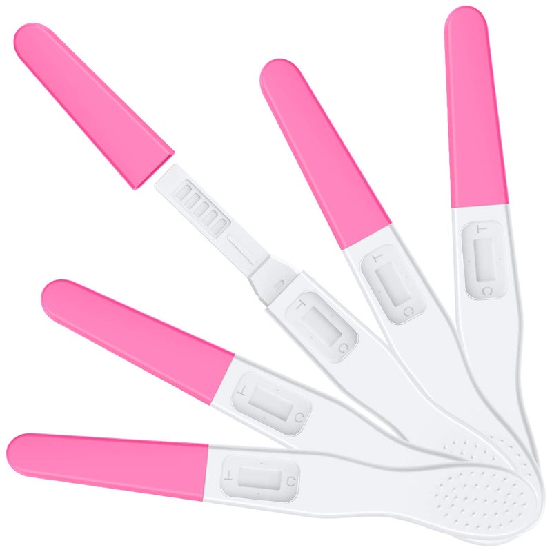 MomMed Pregnancy Test, 5 HCG Home Pregnancy Midstream Test, Accurately Detect Early Pregnancy, High Sensitivity Result for Women Home Testing - Image 1