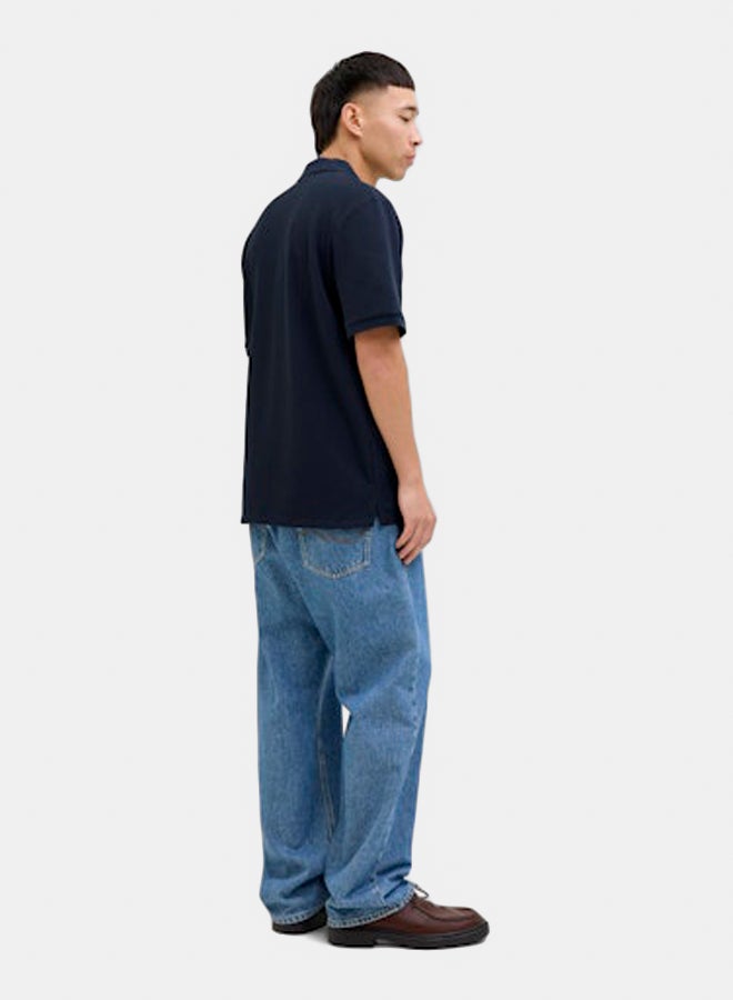 JACK & JONES JACK & JONES Mens Austin Zip Polo  - Image 5