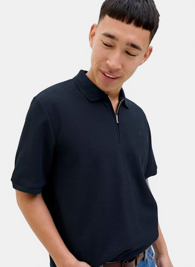 JACK & JONES JACK & JONES Mens Austin Zip Polo  - Image 4