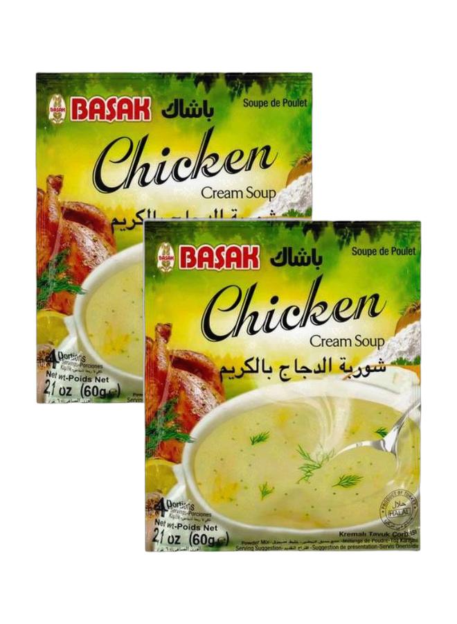 Basak Chicken Cream Soup 60grams (Pack of 2) - Image 1