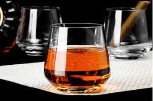 JRS TRADERS Whiskey Glasses Stylish Old Fashion Tumblers LeadFree Glassware for Whiskey Scotch Bourbon Cognac Brandy Cocktail Whisky Glass 370ML 6PCS - Image 4