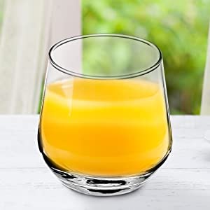 JRS TRADERS Whiskey Glasses Stylish Old Fashion Tumblers LeadFree Glassware for Whiskey Scotch Bourbon Cognac Brandy Cocktail Whisky Glass 370ML 6PCS - Image 5