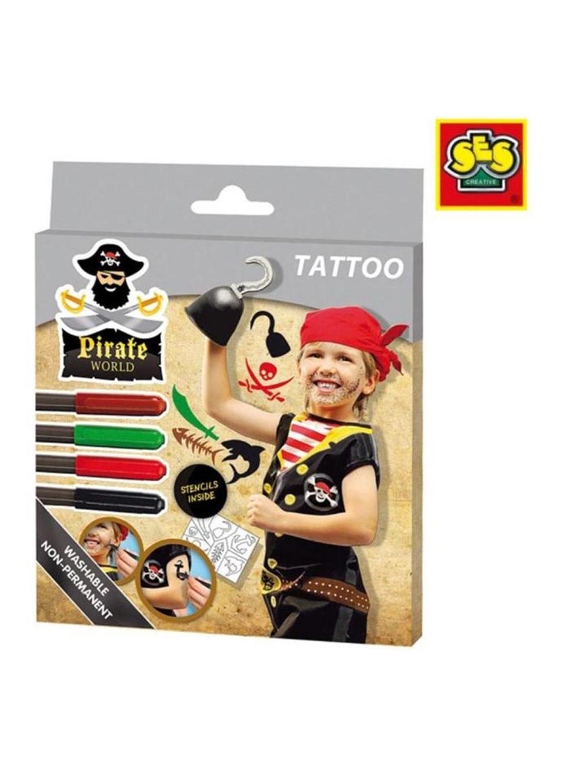 SES Creative SES Creative -  Pirate World Tatoo Pens 