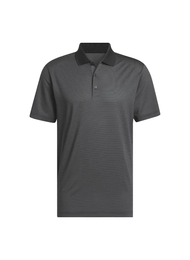 Adidas Adidas Ottoman Polo Black Golf Polo Shirts For Men S