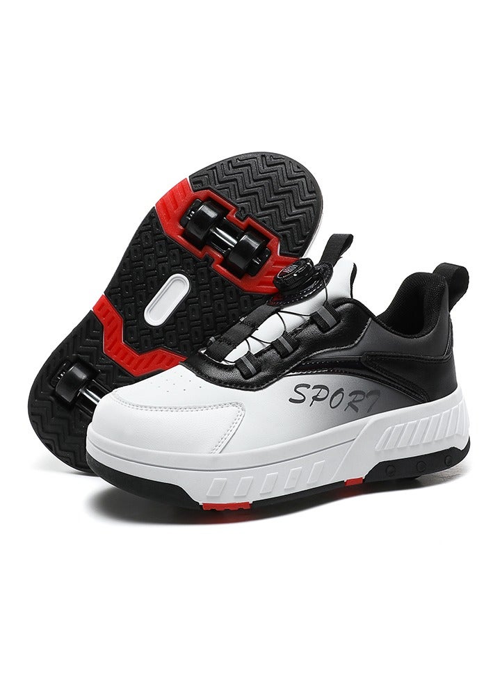 Loquat Sneaker Skate Shoes with Wheels Roller Skates Shoes - Image 1