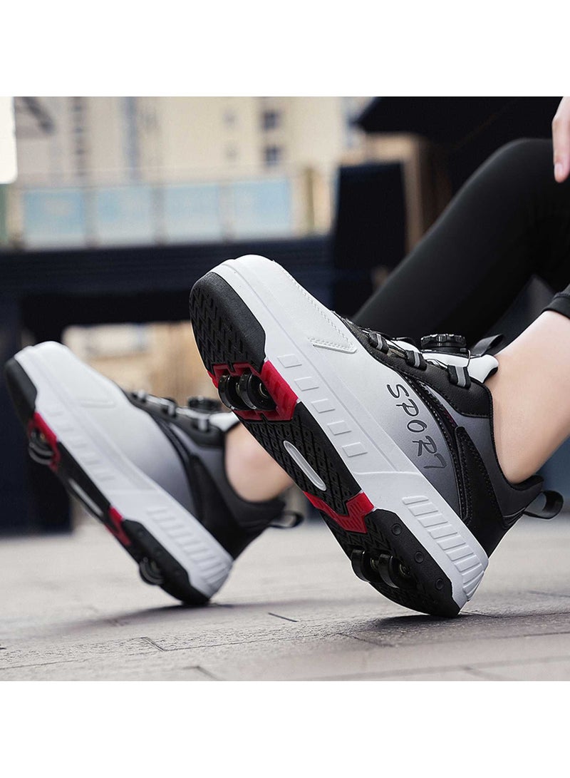 Loquat Sneaker Skate Shoes with Wheels Roller Skates Shoes - Image 2