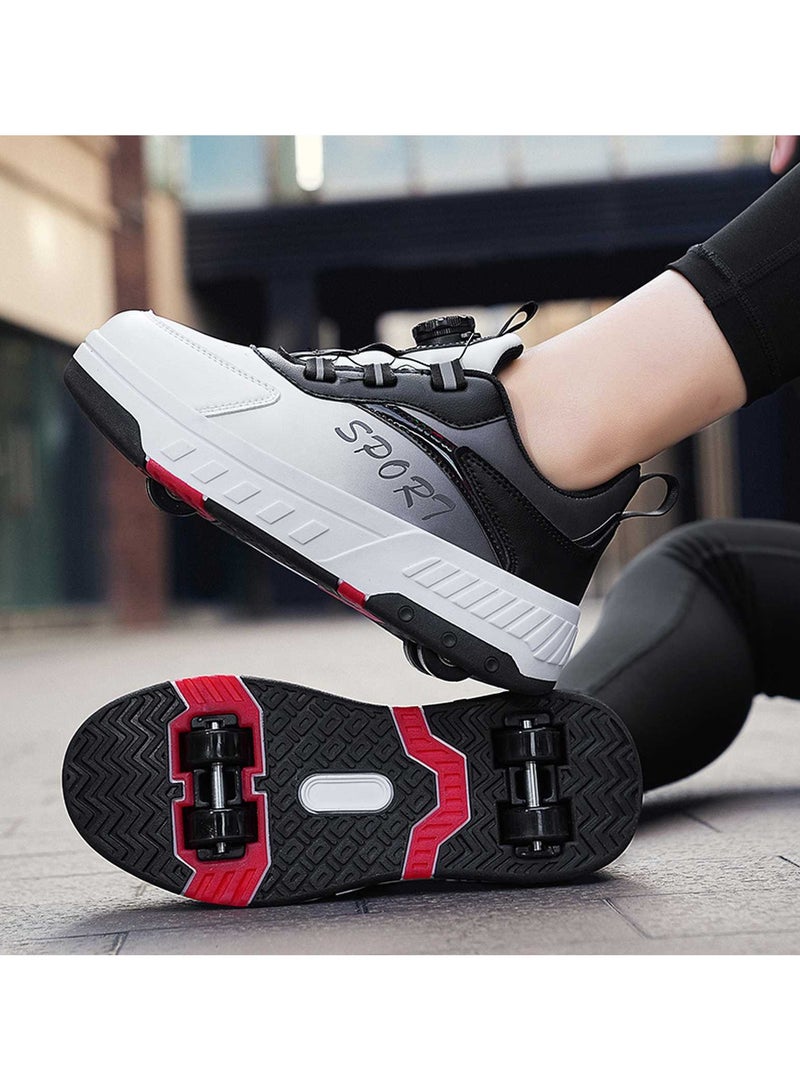 Loquat Sneaker Skate Shoes with Wheels Roller Skates Shoes - Image 3