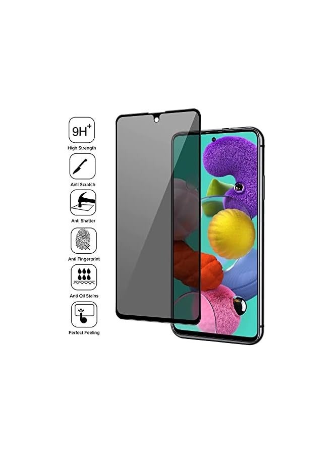 PROMASS Galaxy A51 Privacy Screen Protector, 9H Hardness [Anti Scratch] [Anti Spy] [Anti Shatter] Bubble Free Film for Galaxy A51 - Image 2