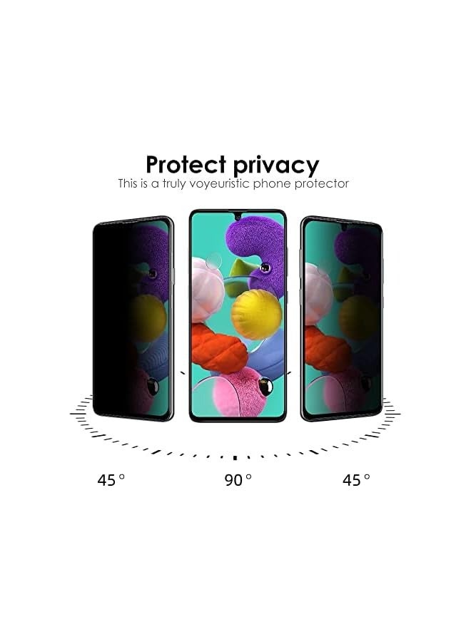 PROMASS Galaxy A51 Privacy Screen Protector, 9H Hardness [Anti Scratch] [Anti Spy] [Anti Shatter] Bubble Free Film for Galaxy A51 - Image 3