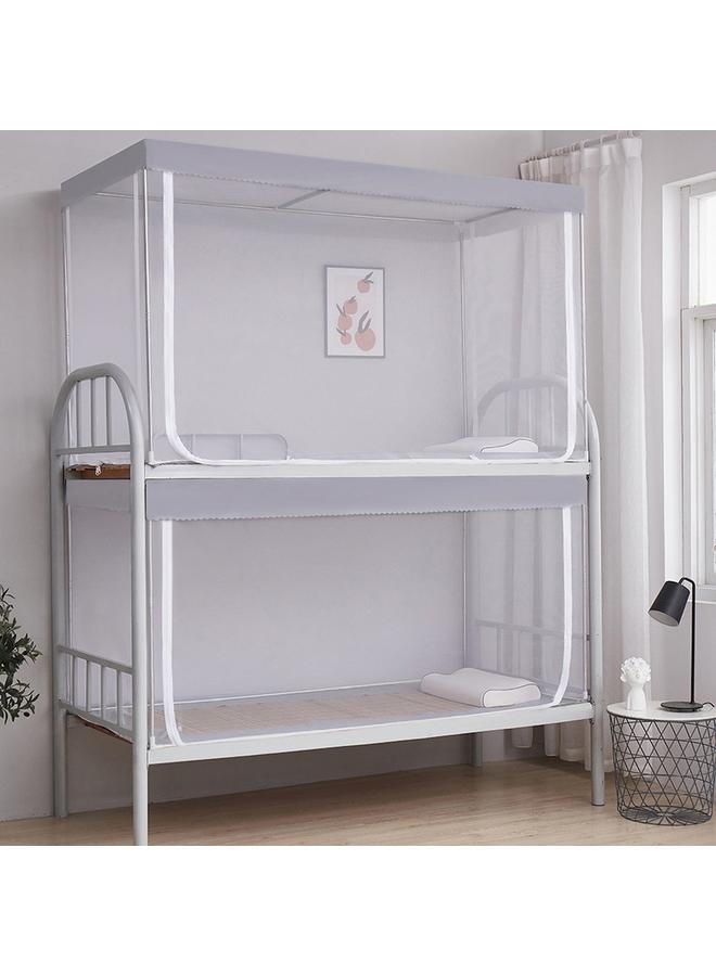Bluejw 71TX Student Mosquito Net Dormitory Dedicated Upper And Lower Bunks Universal 0.9m Single 0.8 Dormitory Residential Transparent Telescopic - Image 1