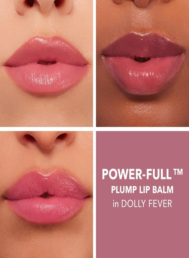 BUXOM Power-Full Plump Tinted Lip Balm - pH-Reactive Hydrating Lip Plumper for Fuller-Looking Lips - Moisturizing Treatment with Plumping Peptides & Pumpkin Seed Oil - Dolly Fever (0.17 oz - Image 2