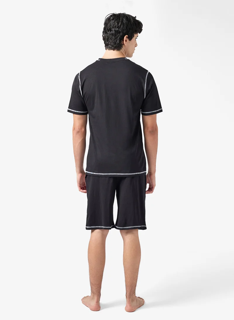 Seventy Five  Nightwear T-Shirt & Shorts Sets for Men | Best Price UAE