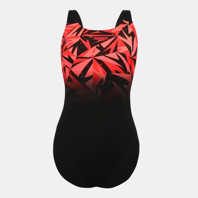 speedo Women's Hyperboom Placement Muscleback One-Piece Swimsuit