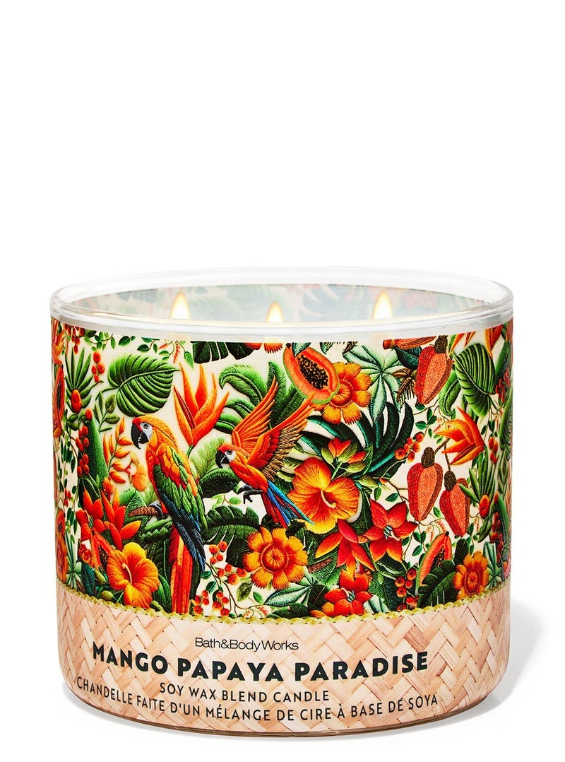 Bath & Body Works Mango Papaya Paradise 3-Wick Candle