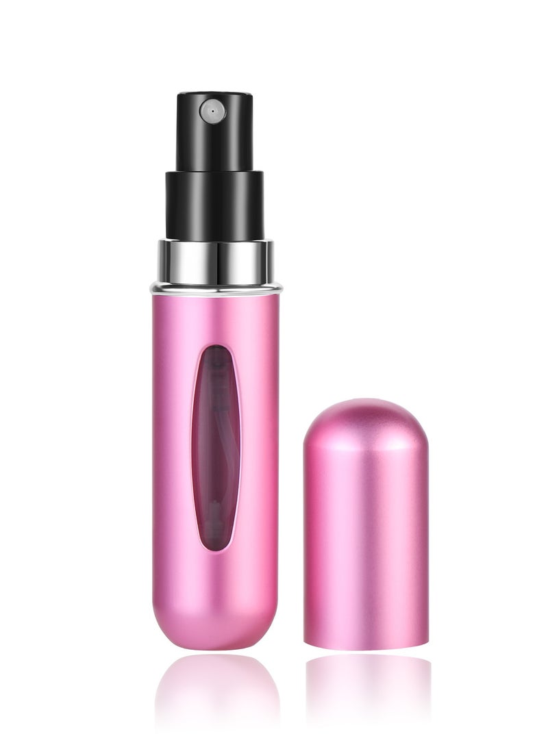 1pc 6ml Perfume red rose color Bottle Mini Portable Travel Refillable Perfume Atomizer Bottle For Spray Scent Pump Case Empty As Gift - Image 1