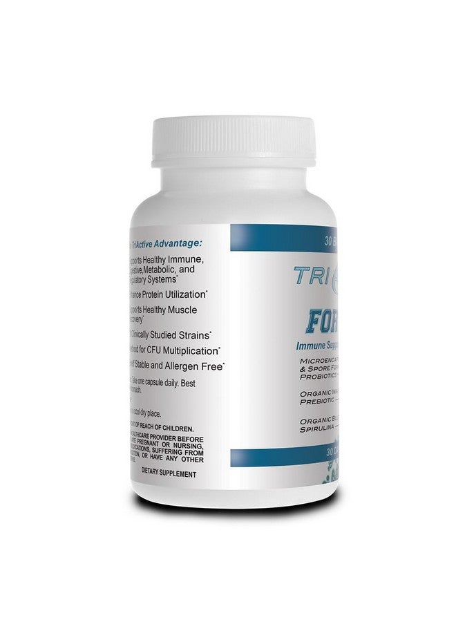 Essential Source TriActive Biotics Daily Probiotics for Men - Men's Probiotic with Organic Blue Spirulina & Inavea Prebiotics, 30 Billion CFU - No Allergens, Shelf-Stable - One Capsule a Day - 30-Ct - Image 5