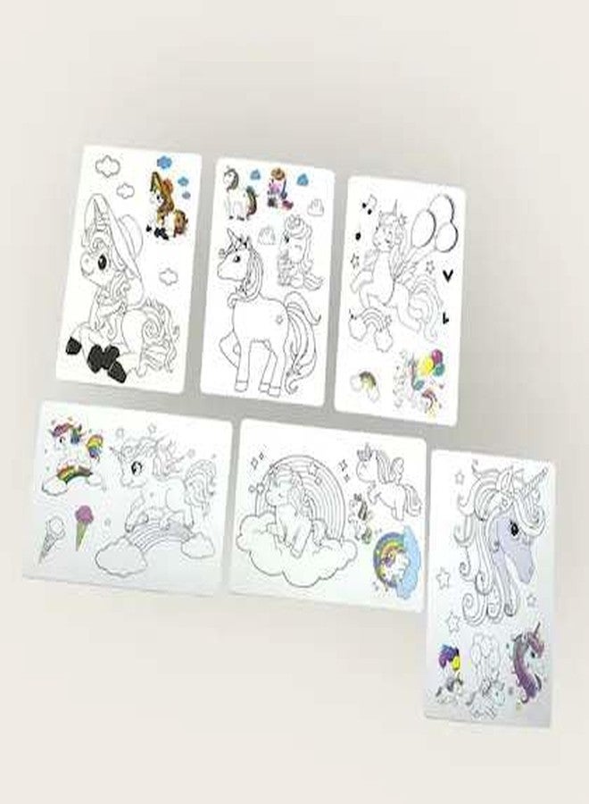 KALRA MAGIC كتاب تلوين مائي KALRA MAGIC® تعليمي ممتع لقضاء وقت ممتع مع الأطفال قابل لإعادة الاستخدام (يتم إرساله إلى أي عبوة طباعة واحدة) (PIK (حصان)) - Image 3
