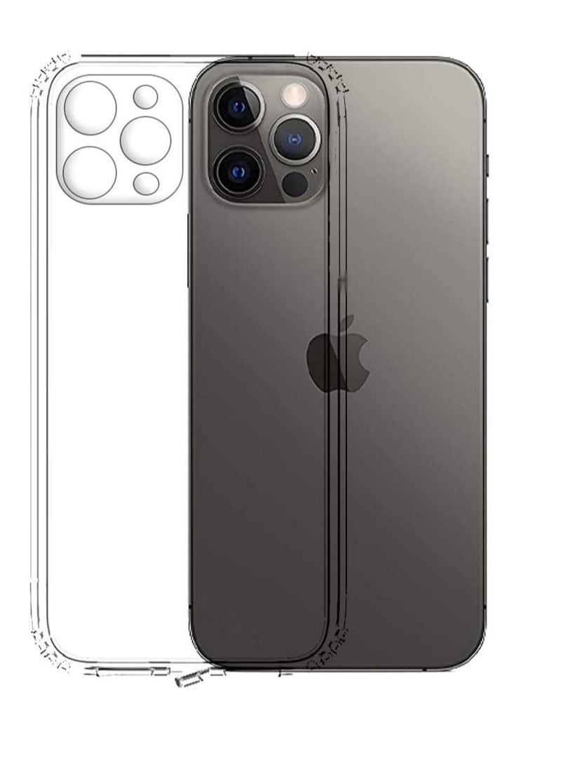 جراب خلفي شفاف TPU مضاد للخدش مع حماية للزوايا ومقاوم للصدمات لهاتف Apple iPhone 11 Pro