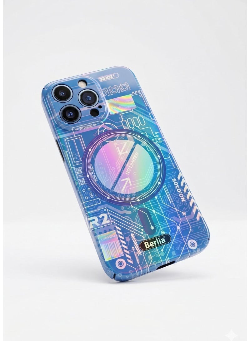 Berlia Digital-Art Printed Back Cover for iPhone 14 Pro Max – Multicolor - Image 4