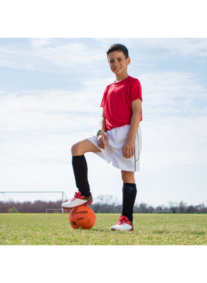Champion Sports Champion Sports Extreme Series Soccer Ball, Size 3 - Youth League, All Weather, Soft Touch, Maximum Air Retention - Kick Balls for Kids Under 8 - Competitive and Recreational Futbol Games, Orange - Image 5