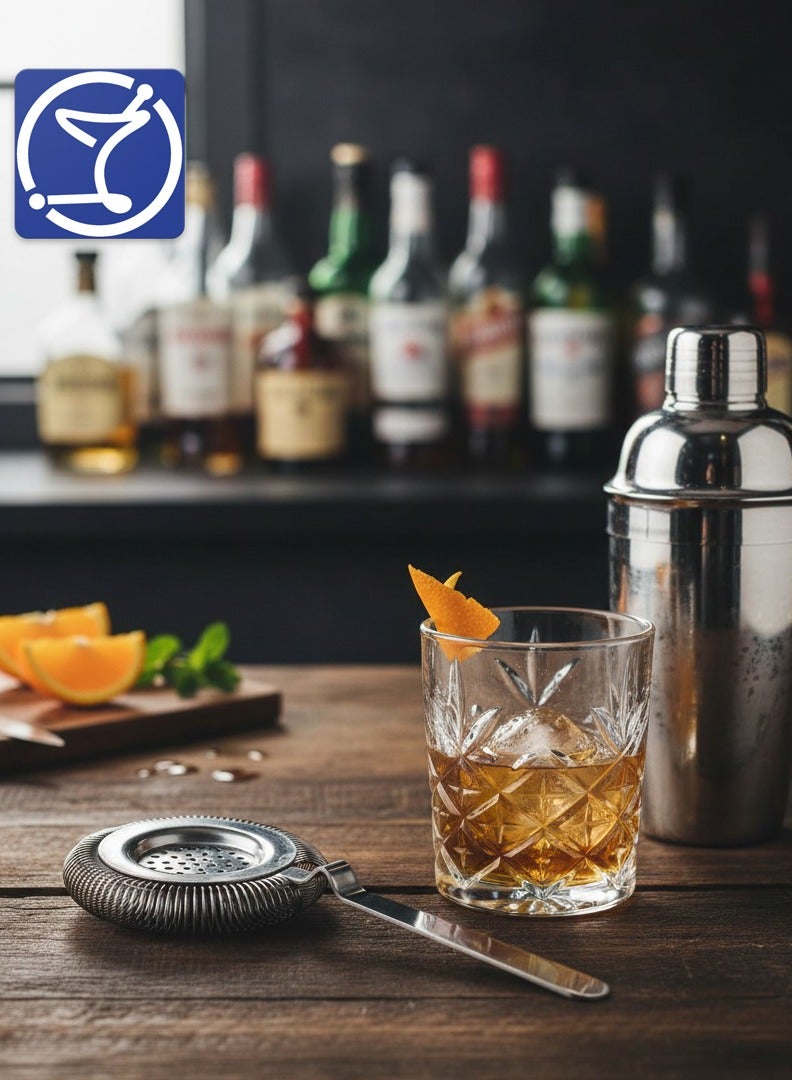 BarPros Deluxe Stainless Steel Calabrese Hawthorn Strainer, Premium Spiral Filter, Heavy-Duty Beverage Tool - Image 2