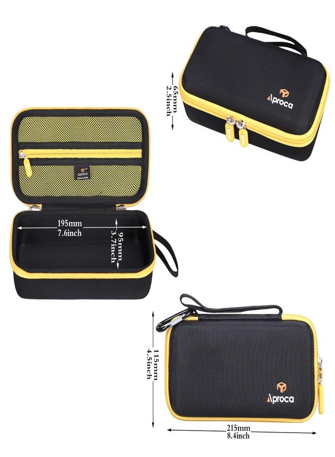 ابروكا حقيبة أدوات Aproca متوافقة مع أجهزة استشعار Franklin ProSensor M210 710 710+ T13 Stud Finder، حقيبة تخزين محمولة للملحقات - سحاب أسود + أصفر (الحقيبة فقط) - Image 5