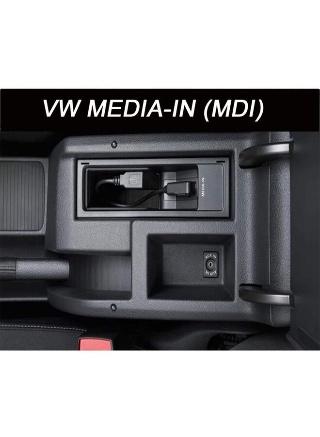 THE WHITE SHOP AMI MMI USB Adapter Cablefor Audi Audio MP3 Music Interface Adapter Connect Music Storage Device with USB Connector for A-UDI V-W J-etta GTI GLI P-assat CC T-iguan T-ouareg EOS/A - Image 1