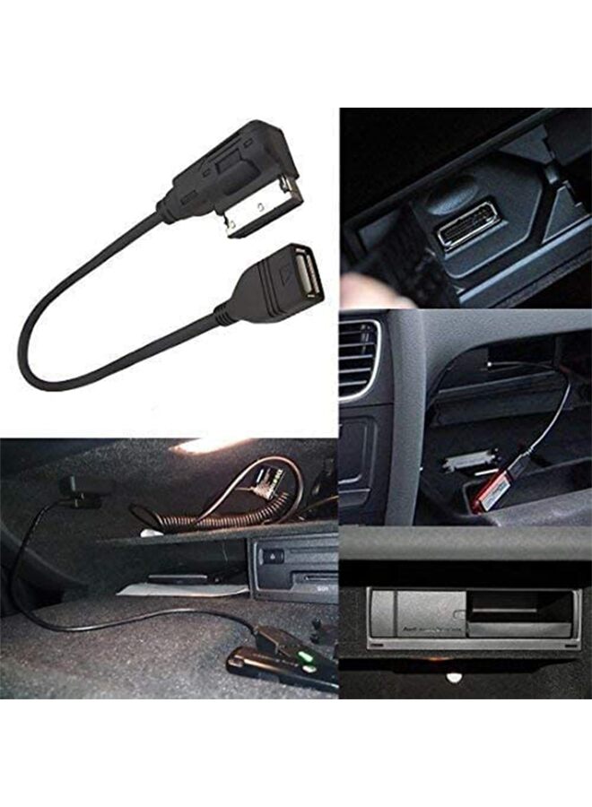 THE WHITE SHOP AMI MMI USB Adapter Cablefor Audi Audio MP3 Music Interface Adapter Connect Music Storage Device with USB Connector for A-UDI V-W J-etta GTI GLI P-assat CC T-iguan T-ouareg EOS/A - Image 5