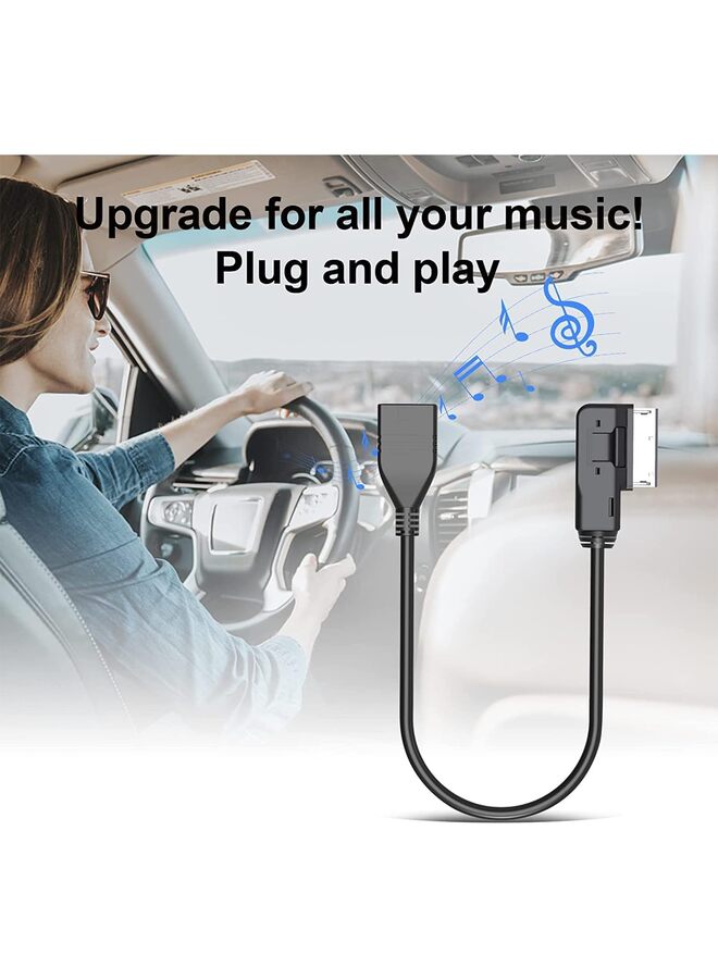 THE WHITE SHOP AMI MMI USB Adapter Cablefor Audi Audio MP3 Music Interface Adapter Connect Music Storage Device with USB Connector for A-UDI V-W J-etta GTI GLI P-assat CC T-iguan T-ouareg EOS/A - Image 4