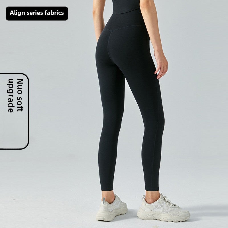 Generic Ningbo Datura High-Waist Seamless Yoga Pants for Women Black [Glutinous Soft Upgrade]]