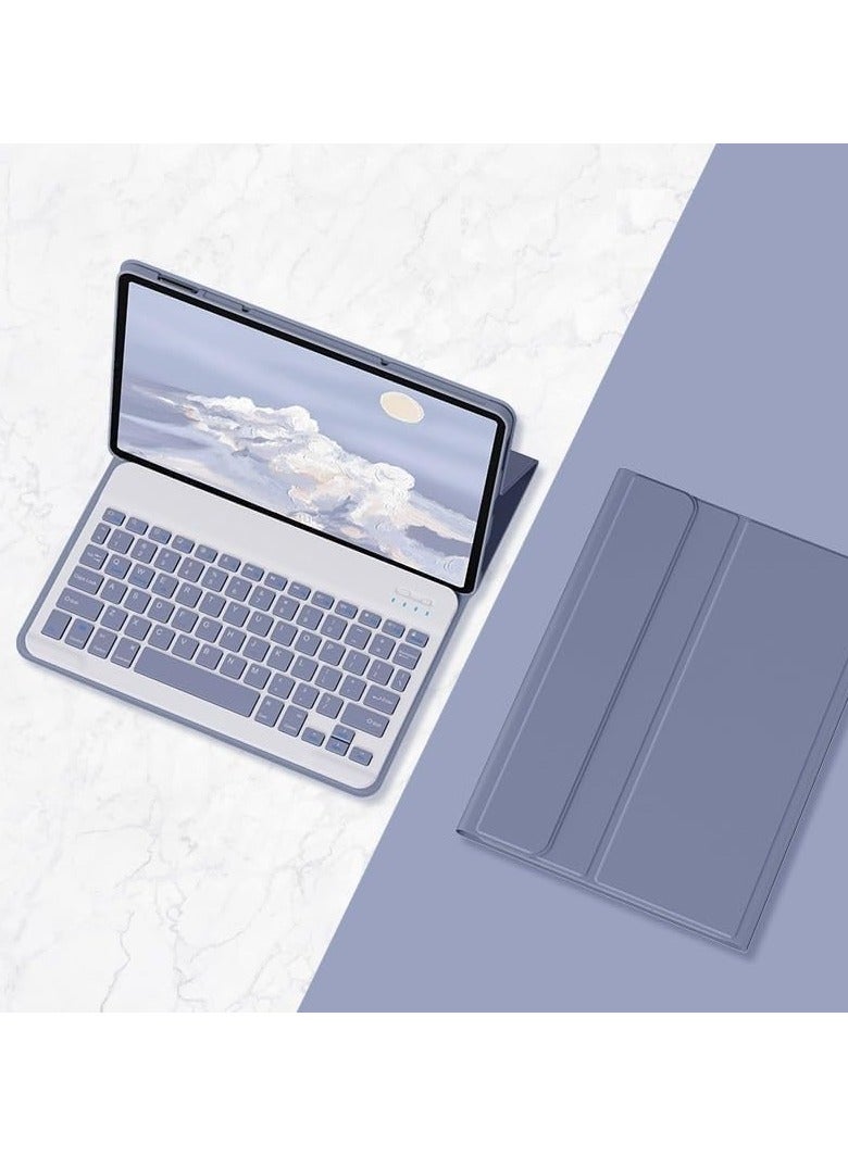 Keyboard Case Compatible with Lenovo Tab P12 12.7-inch (2023), Includes Mouse, Smart Soft Case with Bluetooth Detachable Wireless Keyboard Cover for Lenovo Tab P12 - Image 1