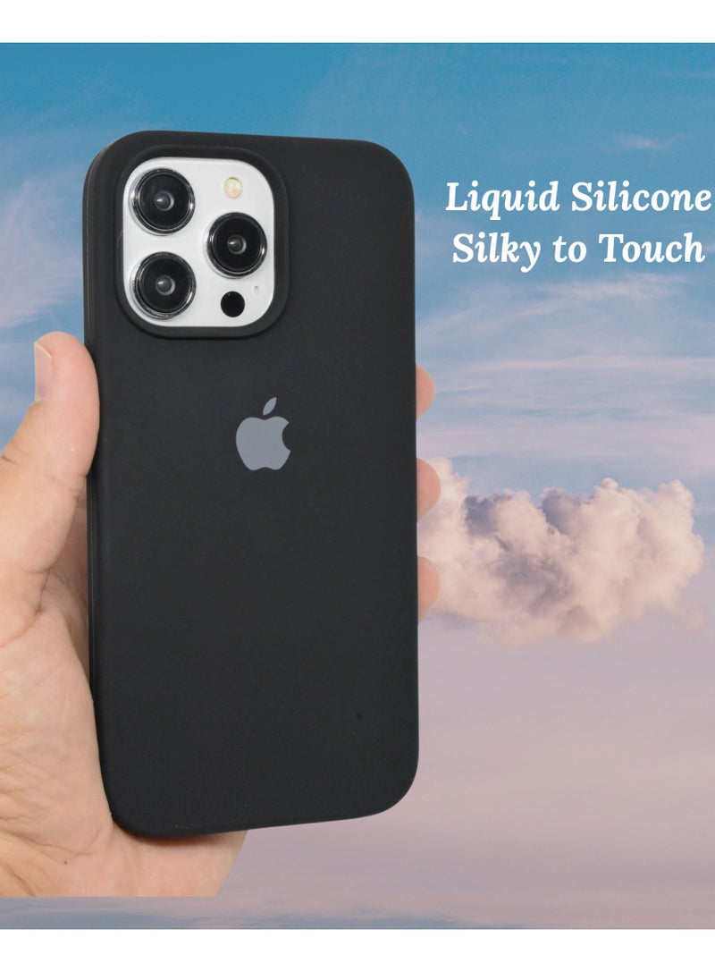 Houmt iPhone 15 Pro Case 6.1 Inch Liquid Gel Silicone iPhone 15 Pro Cover Inside Microfiber Soft Silky Touch Anti-Scratch Thin Shockproof Cover Compatible with iPhone 15 Pro  - Image 2