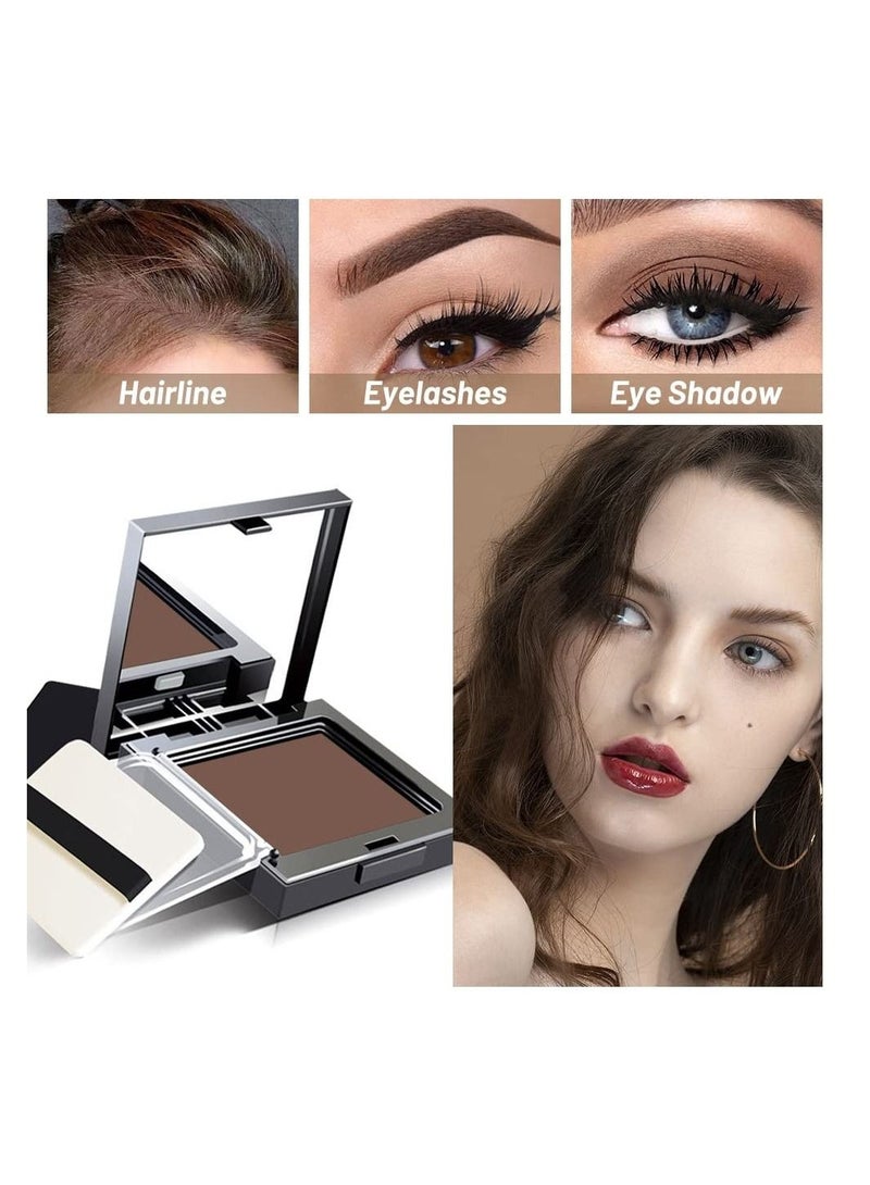 Captaintech Hairline Powder, Hair Line Powder, for Women Receding Hairline Shadow Filler, Hairline Shadow Powder, 0.42oz Root Touch Up Hairline Shading Thin Powder, Quick Cover Hair Root Concealer - Image 2