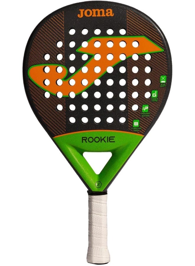 Joma Rookie Padel Racket - Black/Orange - Image 1