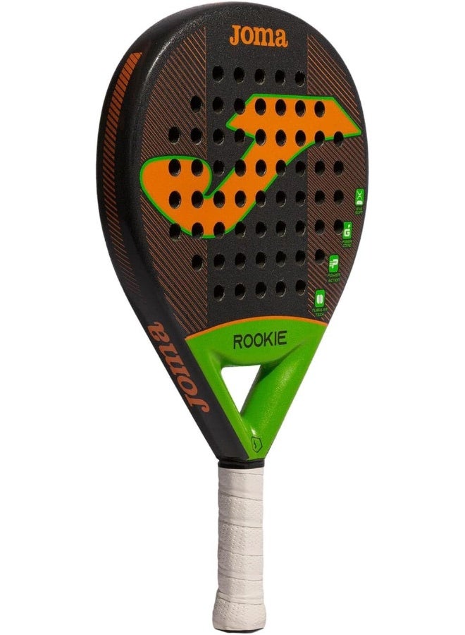 Joma Rookie Padel Racket - Black/Orange - Image 2