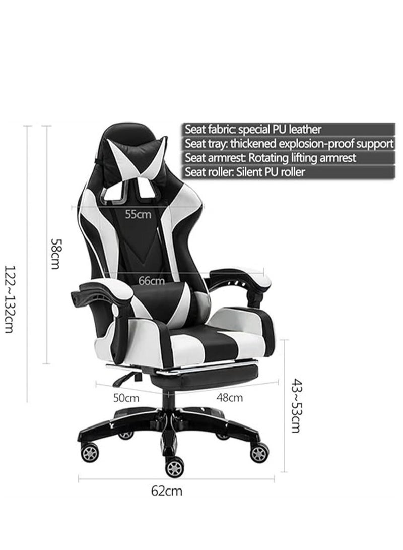 Generic Gaming Chair Video Gaming Chair High Back Ergonomic Swivel Racing Computer Chair, Task Chair Rolling Office Chair  - Image 4